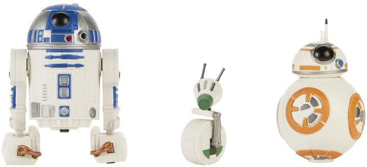 Star Wars Galaxy of Adventures R2-D2, BB-8, DO Actionfiguren im 3er-Pack, Droidenspielzeug im 5-Zoll-Maßstab mit lustigen Actionfunktionen, Kinder ab 4 Jahren