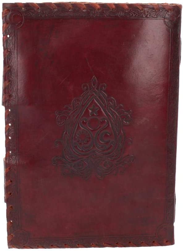 Nemesis Now Spirit Board Leather Journal With Lock 28cm Brown