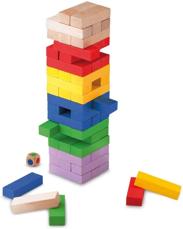 Cayro - Block & Block Colors Basic - Wooden Set - Wooden Blocks - 170