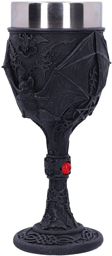 Nemesis Now Wiccan & Witchcraft Collection - Dark Fang Bat Goblet (Black) 5