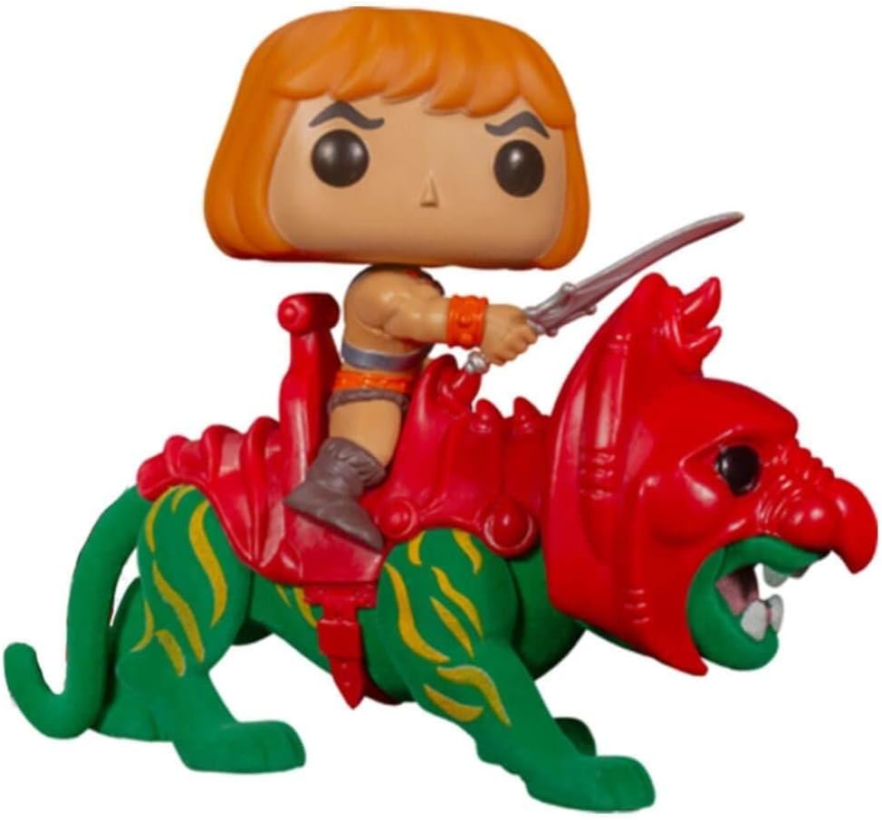 Funko POP! Ride Deluxe: Masters Of the Universe – He-Man auf BC – Flocked – Maste