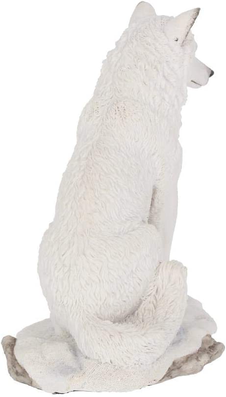 Nemesis Now Geisterwolf-Figur, 24 cm, Weiß