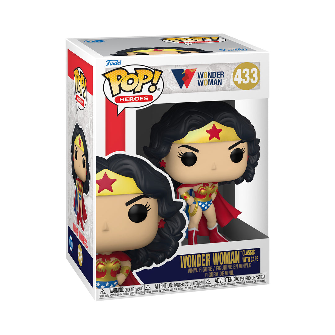 Helden Wonder Woman Classic mit Umhang Funko 55008 Pop! Vinyl Nr. 433