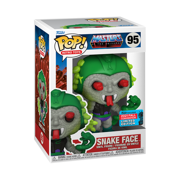 Master of The Universe Snake Face Exklusives Funko 58610 Pop Vinyl #95