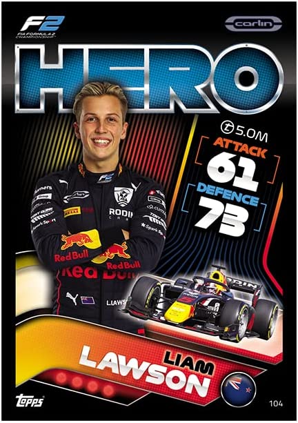 Topps – Turbo Attax Formel 1 2022 – Sammlerdose (rot) – offizielle F1-Sammelkarten