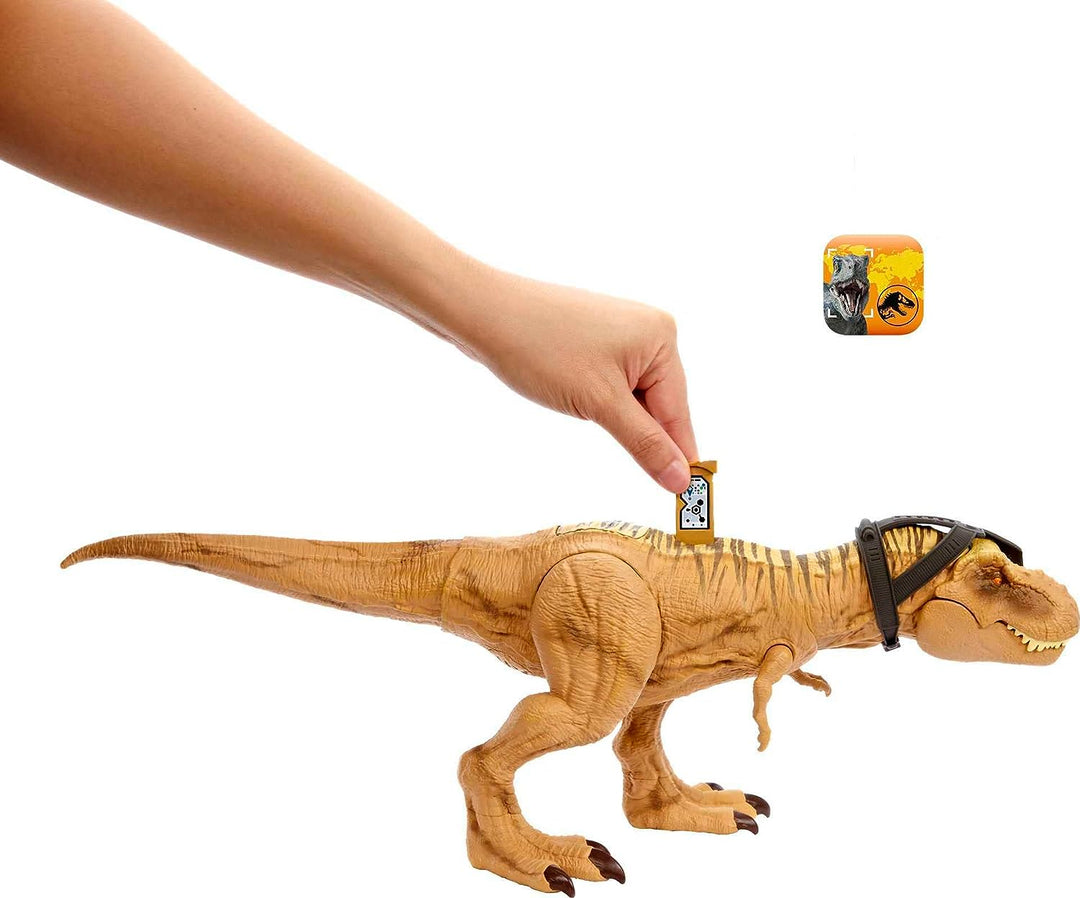 Jurassic World Hunt N' Chomp Tyrannosaurus Rex Dinosaurier-Spielzeugfigur mit Sound