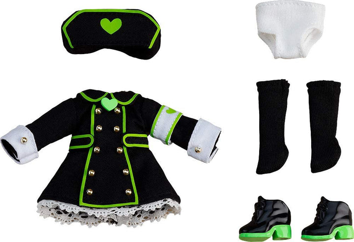 Schwarzes Krankenschwester-Outfit-Set für Nendoroid-Puppen