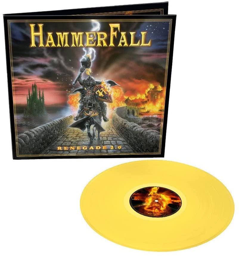 Hammerfall – Renegade 2.0 20 Year Anniversary Edition (Transparentes Gelb im Gatefold) [VINYL}