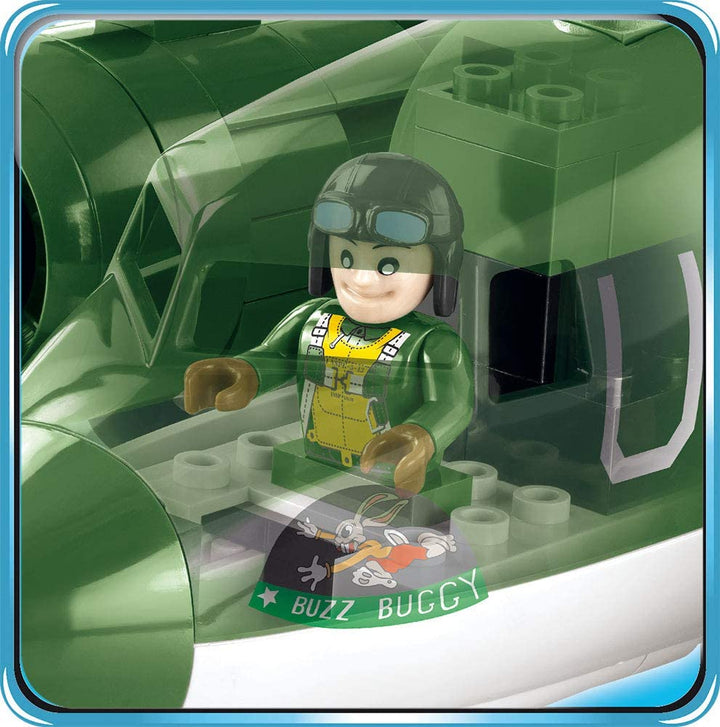 COBI 5701 Small Army Planes - Douglas C-47 Skytrain Construction Toys, Green