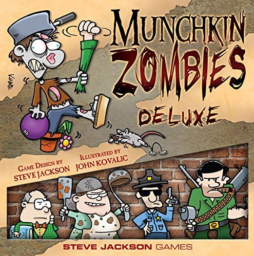 Steve Jackson Games „Munchkin Zombies Deluxe Kartenspiel“.
