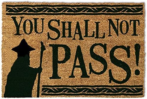 Pyramid International The Lord of the Rings You Shall Not Pass Doormat (GP85071)