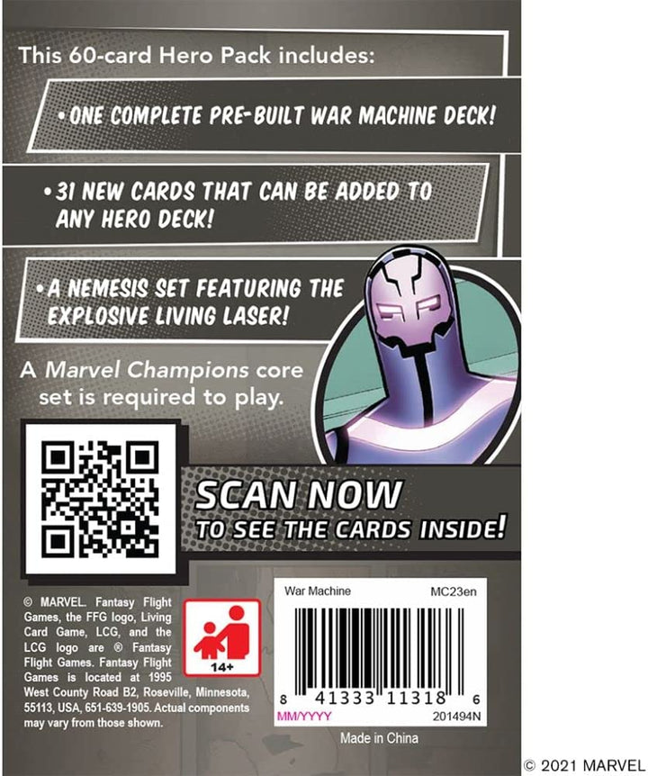 Fantasy-Flugspiele | Marvel Champions: Warmachine Heldenpaket | Miniaturenspiel