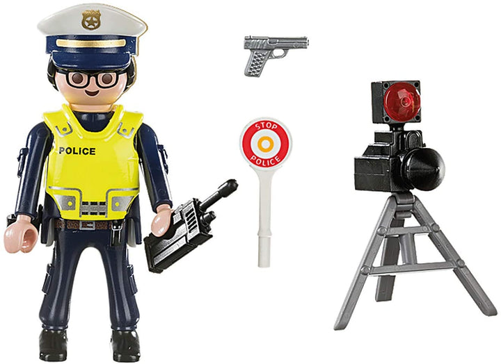 Playmobil 70305 Special Plus Oficial de policía con Speed Trap