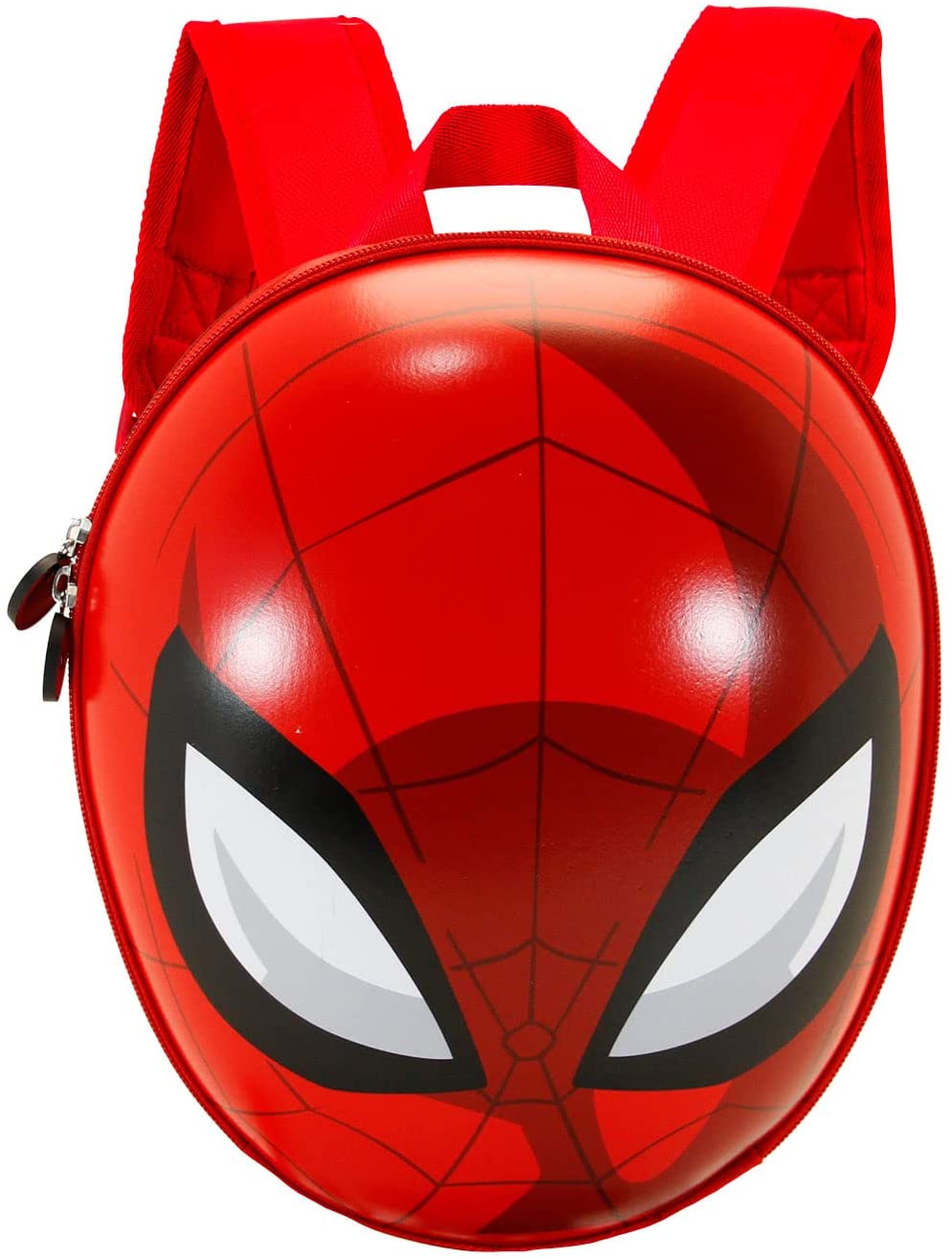 Spiderman Spid Face-Eggy Rucksack, Rot