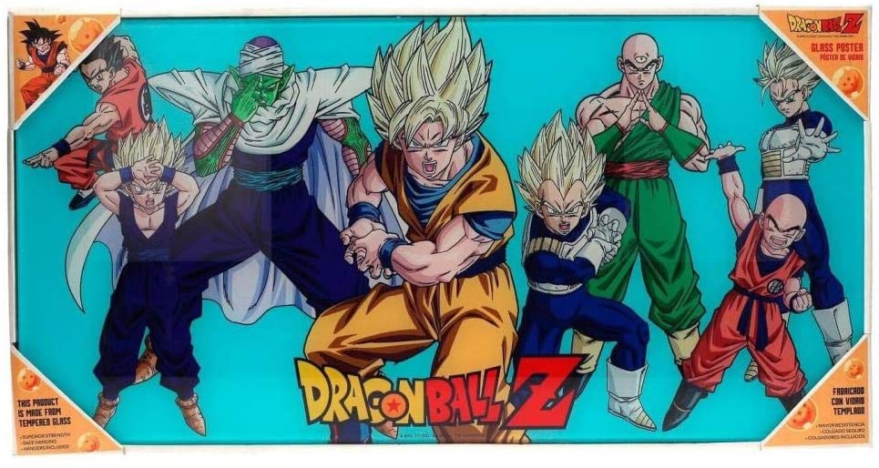 DRAGON BALL Z HEROES GLASPOSTER DRAGON BALL 60X30 CM