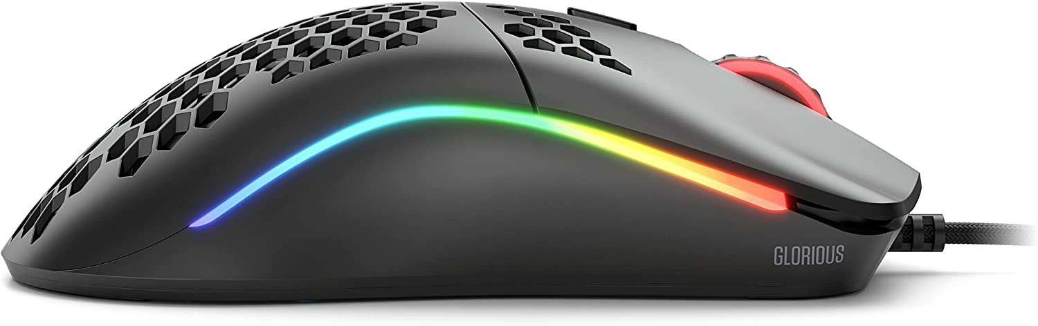 Glorious PC Gaming Race Model O GO-BLACK Ambidextrous RGB Gaming Mouse - Matte Black 5