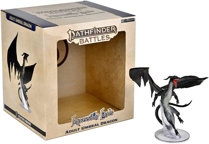 Pathfinder Battles: Impossible Lands – Umbral Dragon-Figur für Erwachsene in Box