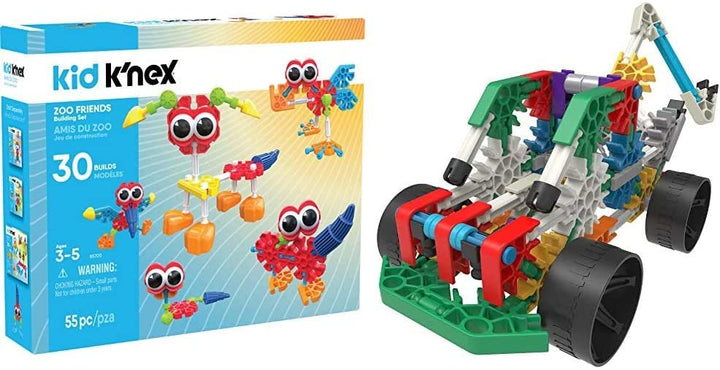 Kid K&#39;nex Zoo Friends Bauset &amp; K&#39;nex 10 Modellbauset Lernspielzeug für Jungen und Mädchen