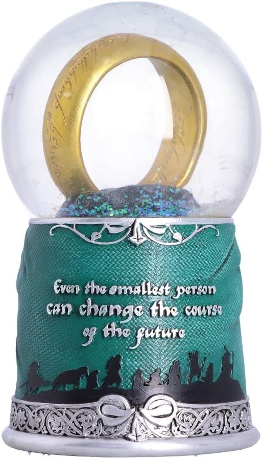 Nemesis Now Officially Licensed Lord of The Rings Frodo Snow Globe, 17cm, Multic