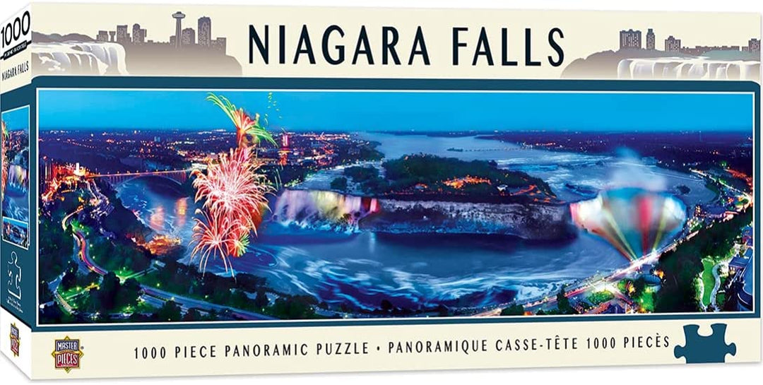 Masterpieces Puzzle Co American Vistas – Niagara Falls 1000-teilige Panorama-Puzzles