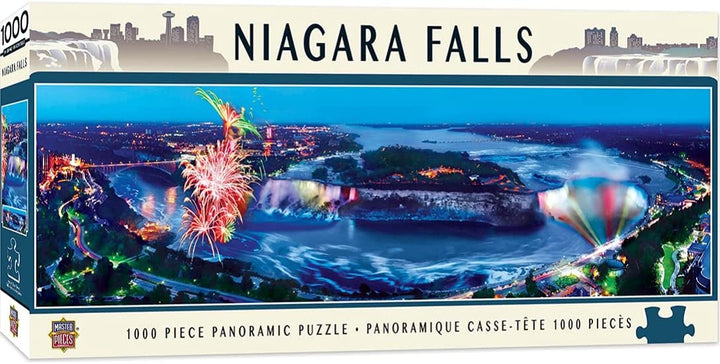 Masterpieces Puzzle Co American Vistas – Niagara Falls 1000-teilige Panorama-Puzzles