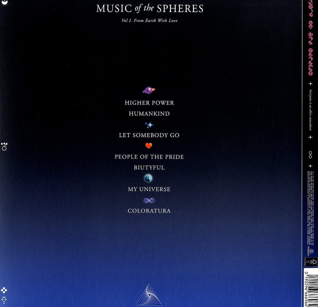 Coldplay – Music Of The Spheres (recyceltes farbiges Vinyl) [VINYL]