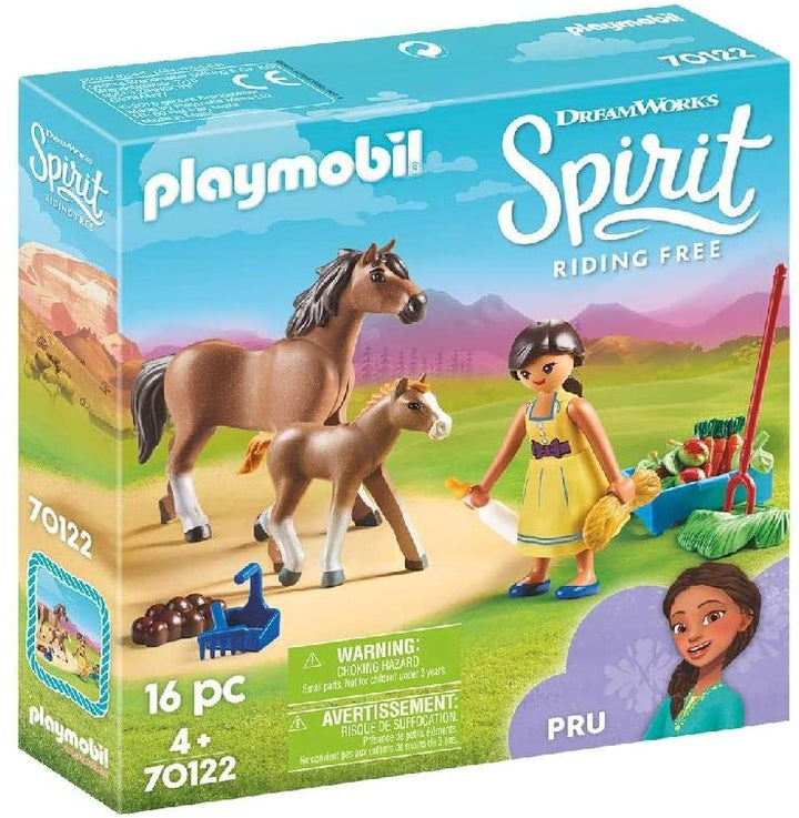 Playmobil 70122 Dream Works Spirit Pru with Horse and Foal
