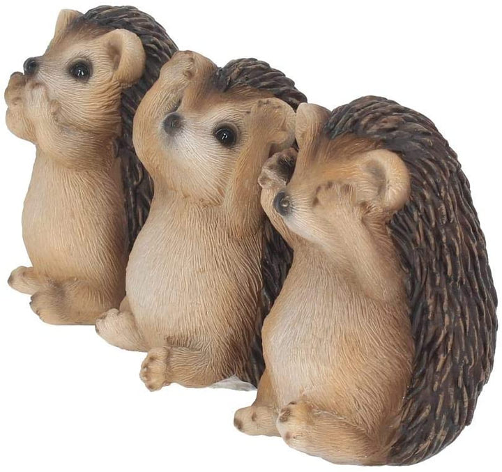 Nemesis Now Three Wise Hedgehogs Figurine 9cm Brown