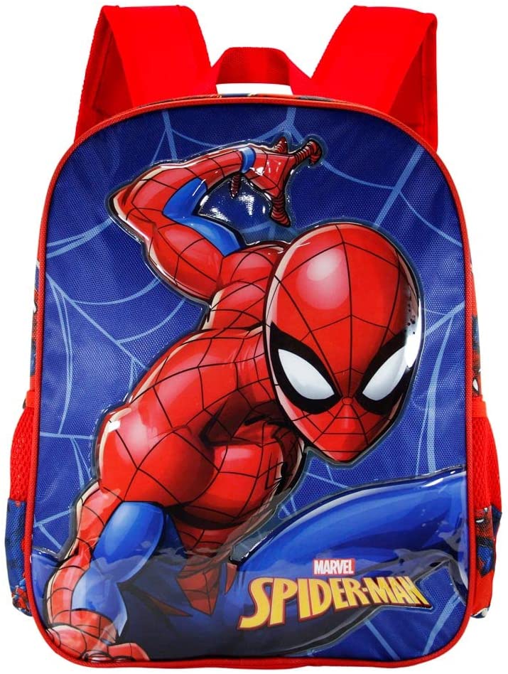 Spiderman Motions-Small 3D Backpack, Red