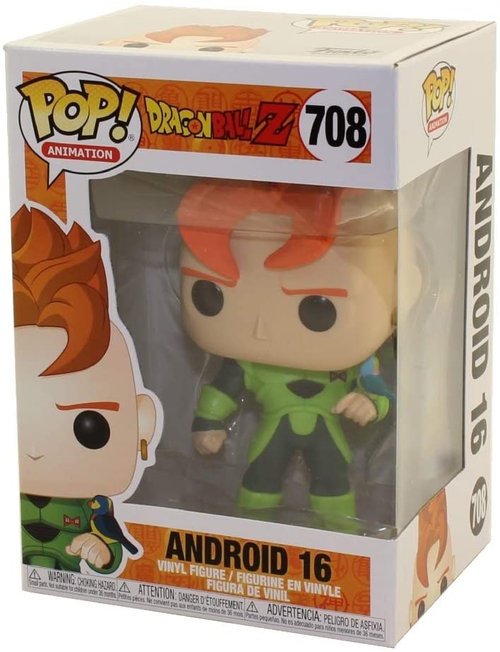 Dragon Ball Z Android 16 Funko 44265 Pop! Vinilo n. ° 708