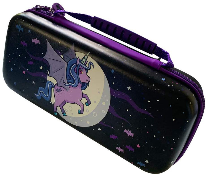Étui de protection et de rangement Moonlight Unicorn (Nintendo Switch)