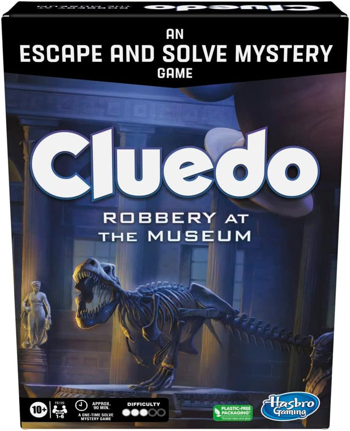 Hasbro Gaming Board Game Robbery at the Museum, Escape Room, Cooperative Family,