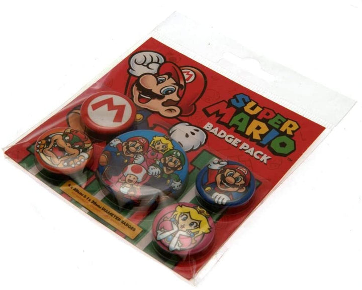 Pyramid International Super Mario Badge, Multi-Colour, 10 x 12.5 x 1.3 cm