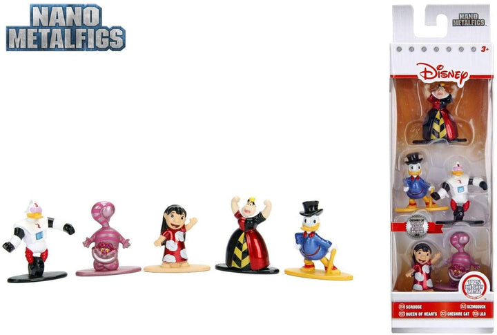 Jada Toys Disney Nano Metalfigs Mini Figurines Diecast 5-Pack Wave 2 4cm