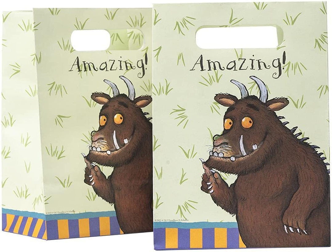 Smiffys 51574 Offiziell lizenzierte The Gruffalo Tableware Partytüten x8, Unisex C