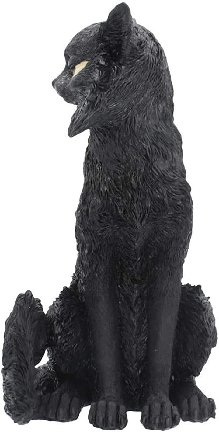 Nemesis Now Salem Witch Familiar Black Cat Figur, 32,5 cm