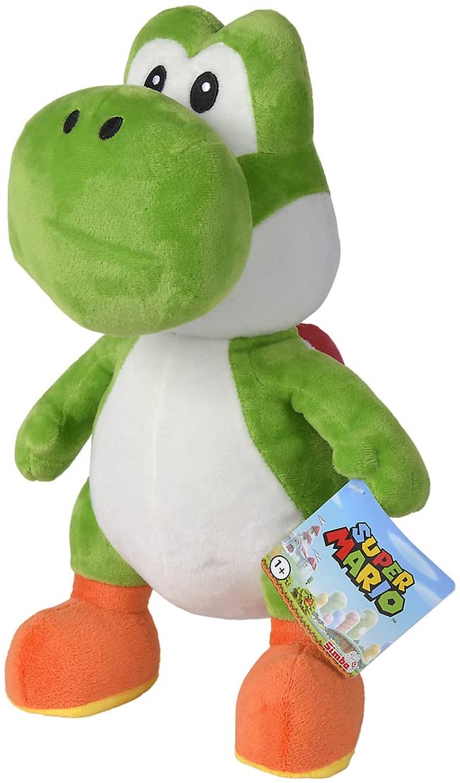 Super Mario 109231012 Yoshi Plüschfigur 30 cm Stofftier, Multi