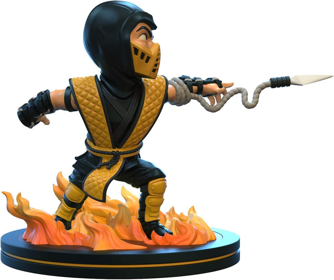 Quantum Mechanix Mortal Kombat Scorpion Q-Fig Figur