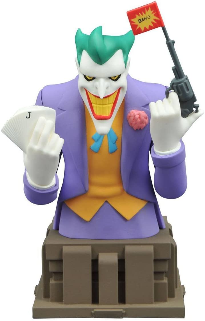 DC Comics NOV152178 Batman Die Animationsserie The Joker Resin Bust