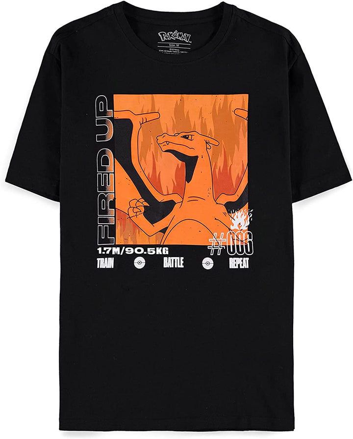 POKEMON - Dracaufeu - T-Shirt Homme (XL)