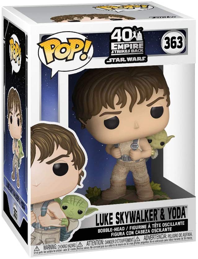Star Wars Luke Skywalker & Yoda Funko 46768 Pop! Vinyl #363