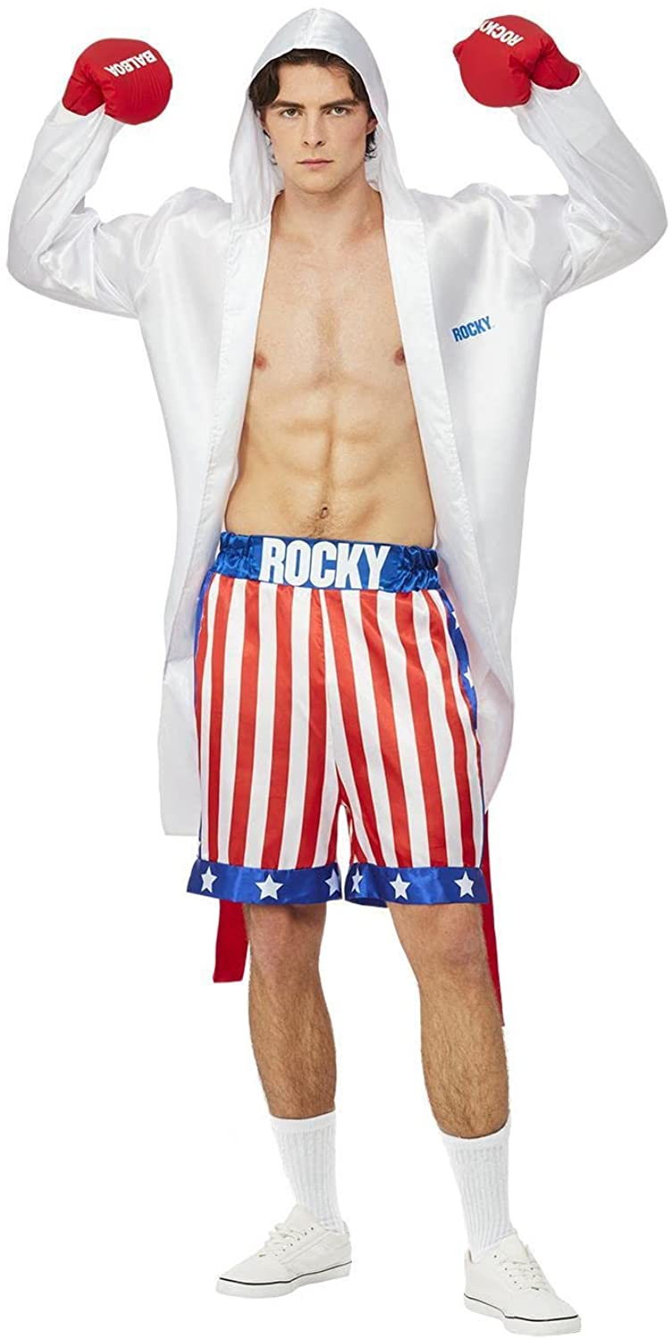 Smiffys Men's Smiffys Officially Licensed Rocky Balboa Costume Smiffys Officially Licensed Rocky Balboa Costume