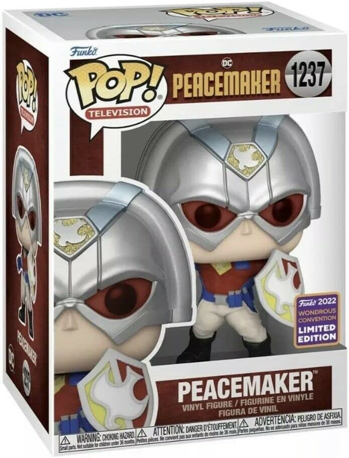 Peacemaker mit Schild Vinyl Exclusive Funko 63681 Pop! Vinyl Nr. 1237 