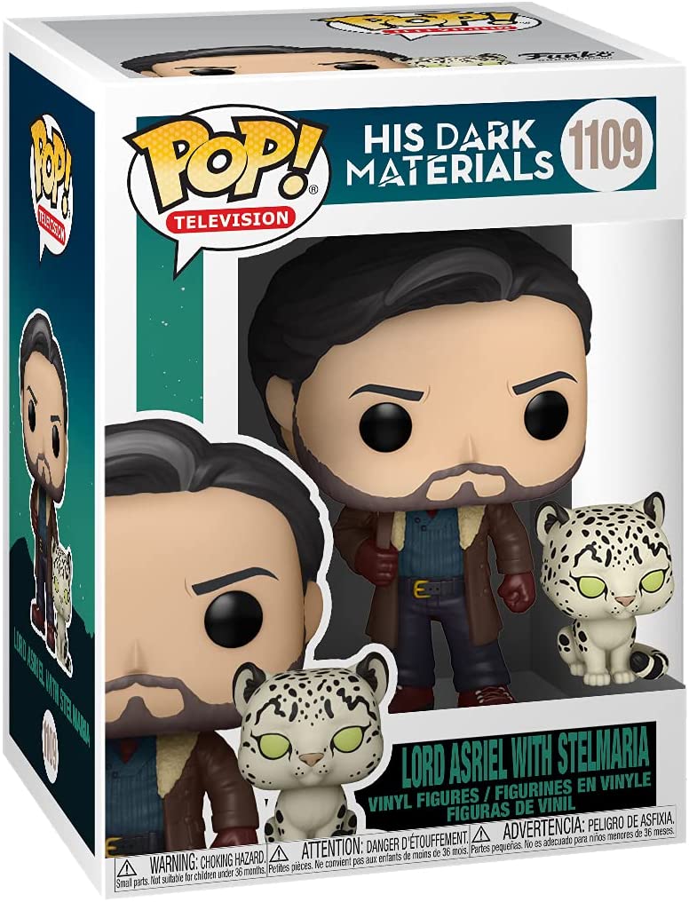 His Dark Materials Lord Asriel mit Stelmaria Funko 55223 Pop! Vinyl #1109