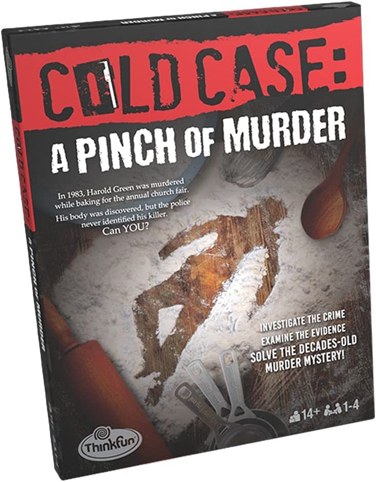 Thinkfun Cold Case Files - A Pinch of Murder - Murder Mystery Game for Adults an