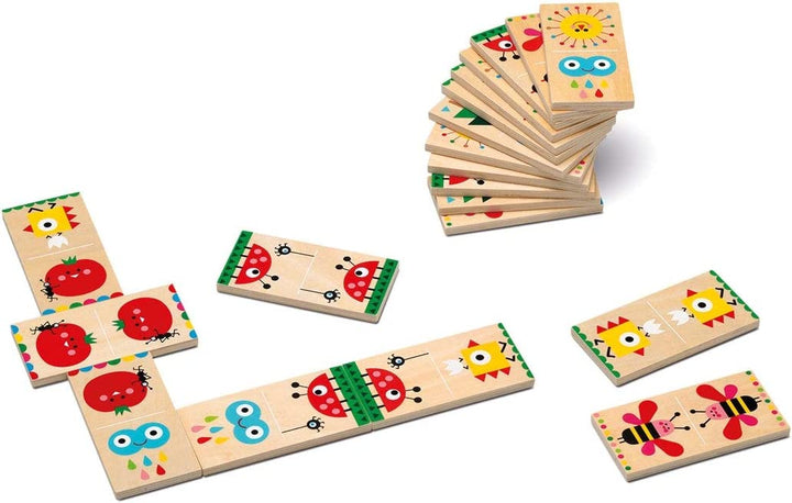 Cayro – Domino-Kinder – Beobachtungs- und Logikspiel – Entwicklung kognitiver Fähigkeiten und multipler Intelligenz – Riesenspiel (8106)