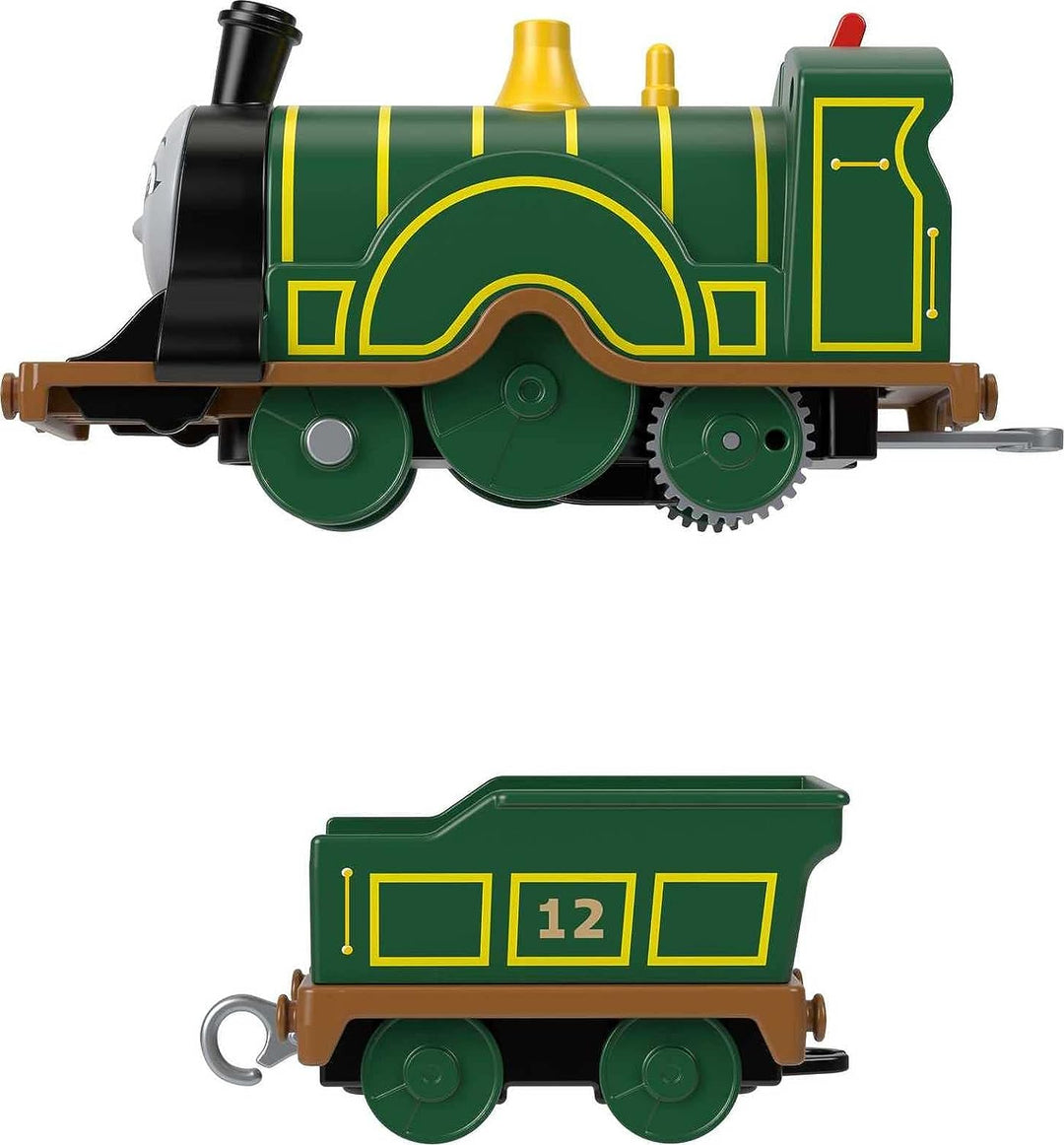 Thomas &amp; Friends Fisher-Price Emily Motorisierte Lokomotive, batteriebetriebene Spielzeugeisenbahn