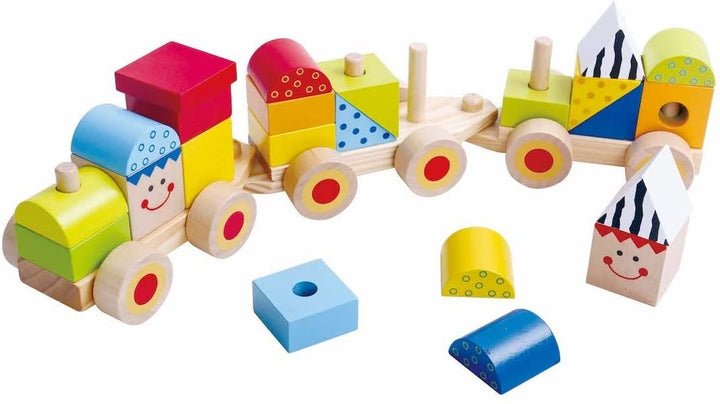 Andreu Toys TK15108 Craft Trikes Tren apilable de juguete multicolor, 38 x 7,5 x 9,5 cm