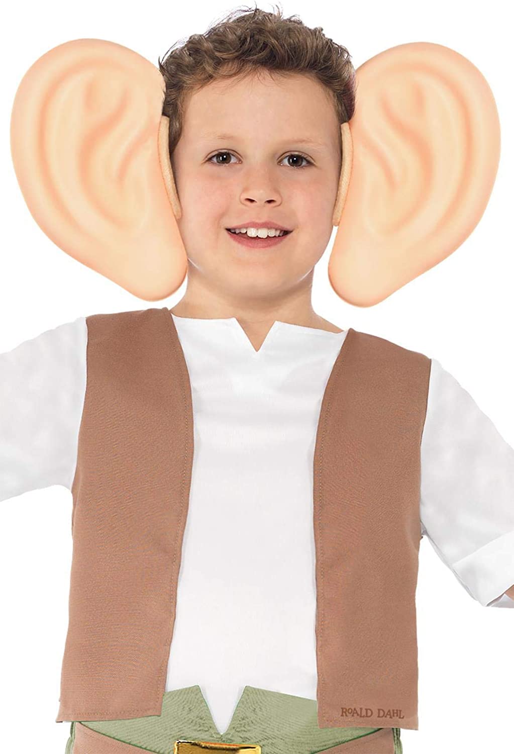 Smiffys Officially Licensed Roald Dahl The BFG Ears on Headband, Nude, One Size