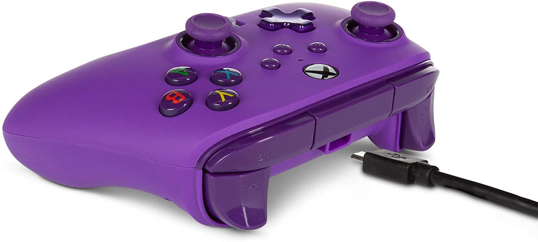 PowerA Enhanced Wired Controller für Xbox Series X|S – Royal Purple, Gamepad, Wi